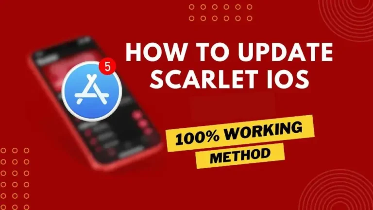 How To Update Scarlet iOS
